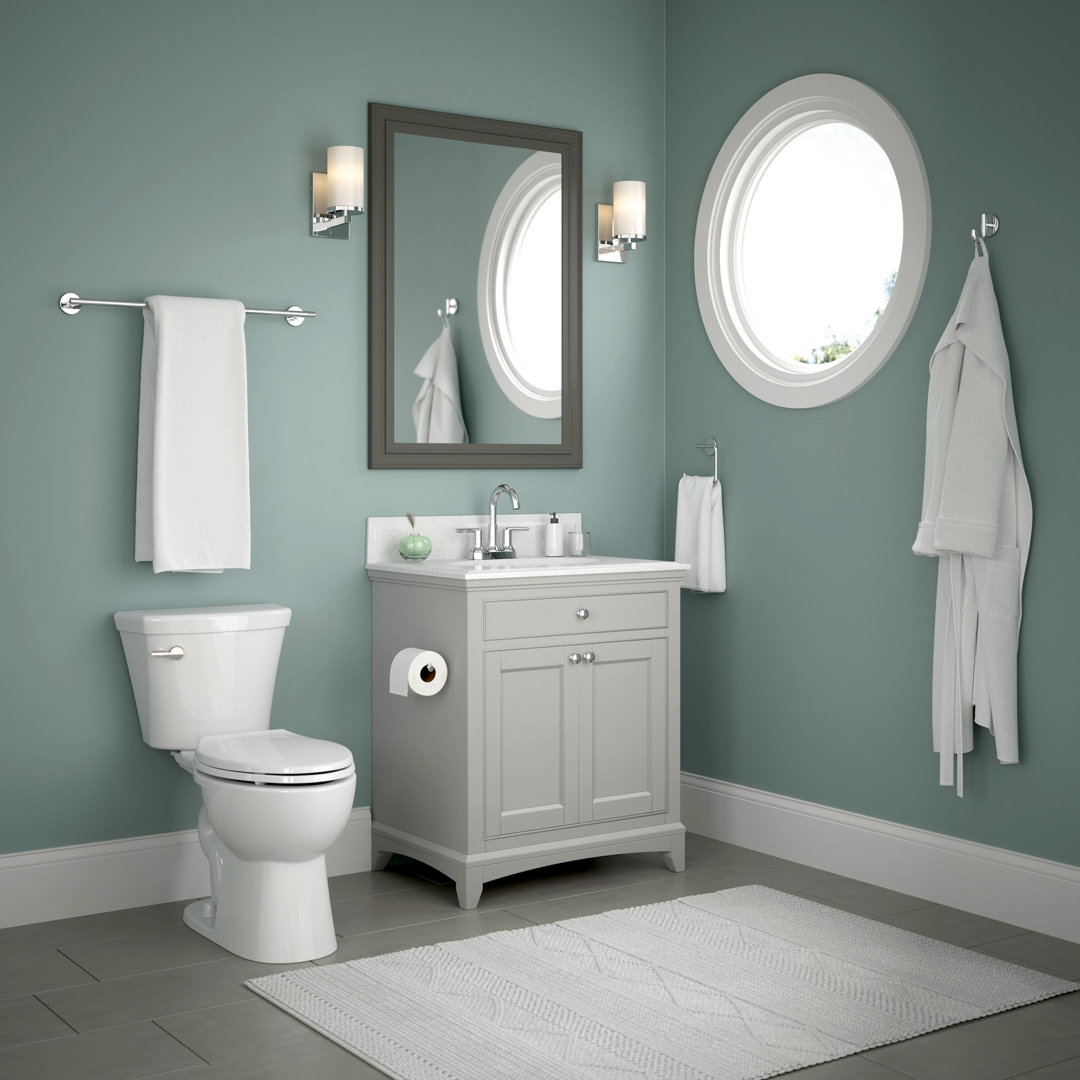 Trinsic Wall Mount Single Post Toilet Paper Holder Bath Hardware Accessory